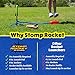 The Original Stomp Rocket Jr. Glow Rocket and Rocket Refill Pack, 7...