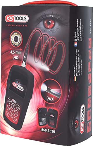 KS Tools 550.7530 Kit videoscopio HD con Ø 4,5 mm