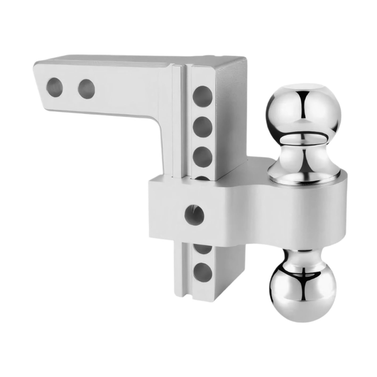 Enganche De Remolque Ajustable Doble Bola con Subida/Bajada 6 Pulgadas
