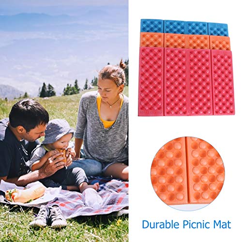 ABOOFAN 3 Peças de Espuma Dobrável Folding Assento Mat XPE Pad para Pinic Caminhadas Mochila Montanh