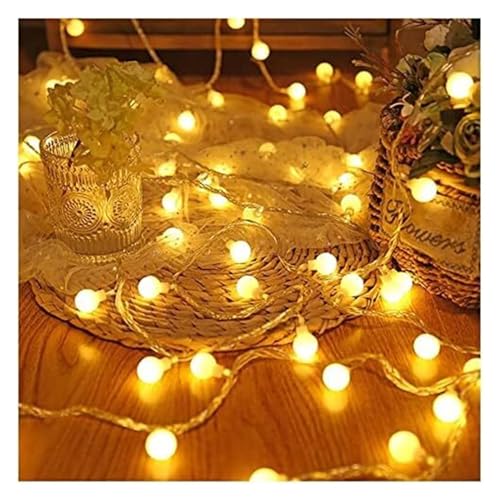 Guirlandes lumineuses LED en fil cuivre pour décoration de Noël, patio et mariage