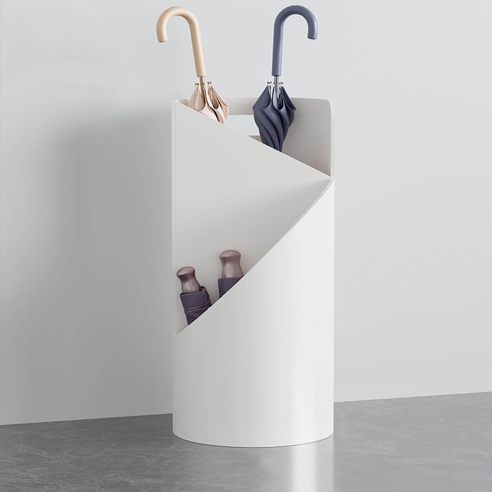 HYLYGFH Double-Layer Indoor Umbrella Stand for Entryway - Stylish Storage Solution for Home nization & Space-Saving Design - Durable & Functional Umbrella Holder