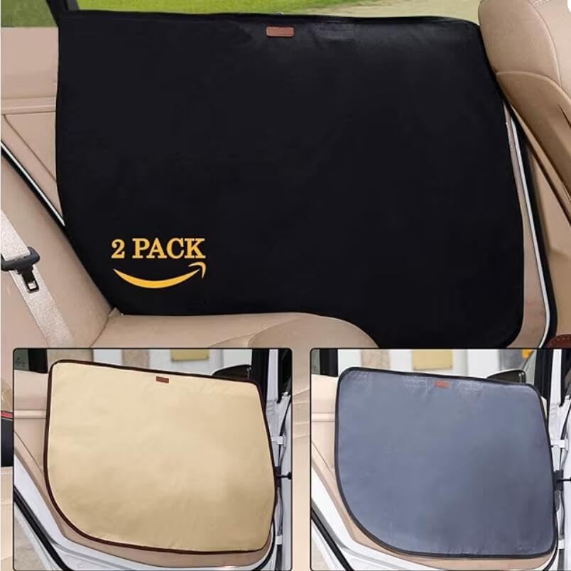 Pet Car Door Guard Protector,Waterproof Car Door Cover,Anti Scratch 2