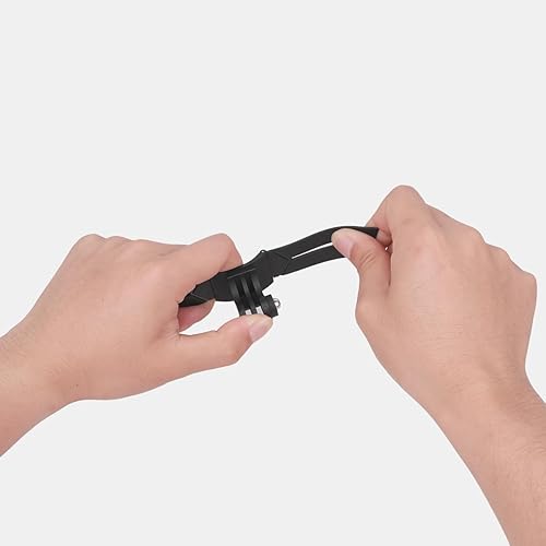 Miniatura 9 de Kits de montaje en barbilla para casco de motocicleta con almohadillas curvas adhesivas compatibles con GoPro Hero 10, 9, 8, 7, (2018), 6 5, Hero