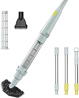 Lydsto S1 Lite Cordless Hot Tub & Spa Vacuum Cleaner: 90-Min Battery, 20W Brushless Motor, 3 Poles, Ultra-Fine Mesh for Small Debris