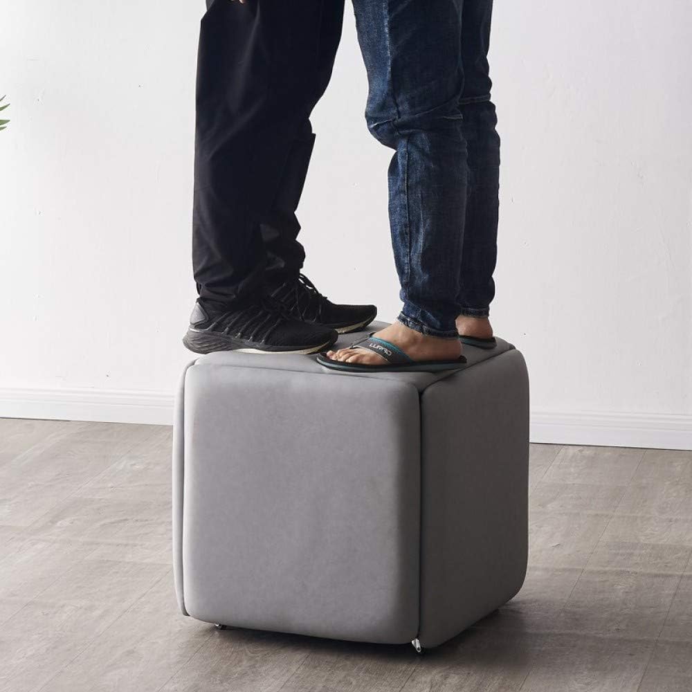 Taburete Apilable Para Sofá O Silla Con Forma De Cubo Para Asientos, Combinación 5 En 1, Taburete Otomano Para Fiesta Al Aire Libre, Organizador, Asiento Impermeable Creativo Para El Hogar O (Color:B)