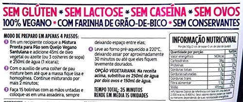 Pão sem Queijo Vegano, Tradicional Santulana 250g