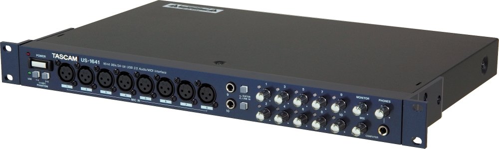 Tascam US1641 USB 2.0 Audio and MIDI Interface with digital