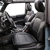 BEEGROW Seat Covers Protector with Backrest and Armrest for Ford Bronco Accessories 2021 2022 2023 4
