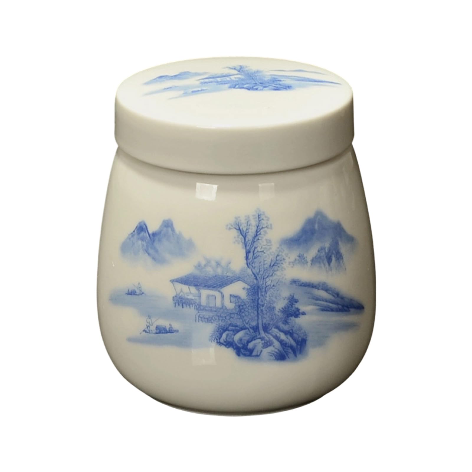 yanzunlrn Chinese Ceramic Food Container 220ml with Cover Coddled Eggs Cup Great for Steaming Boiling and Keep Meals Warm Food Container