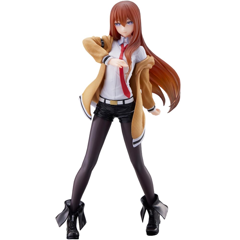 Zhongkaihua Anime Steins Gate Figure Makise Kurisu Figure 18CM PVC Model Statue Steins Gate Action Figure Desktop Decorations Collectibles Gifts