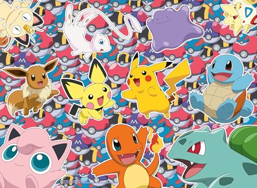 Ravensburger - Puzzle 100 pièces XXL - Prêt pour la Bataille ! - Pokémon