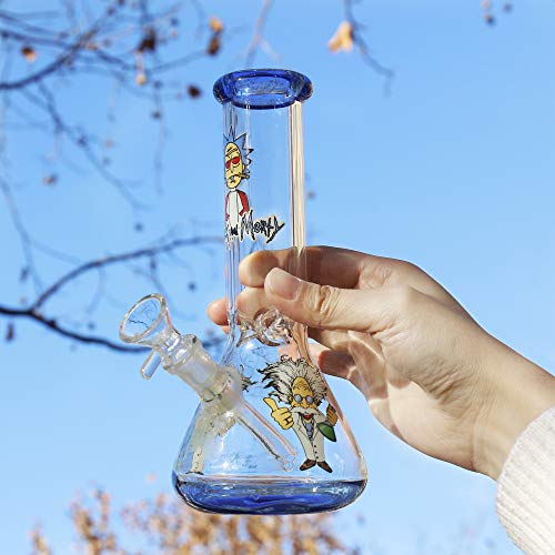 The7boX Beaker Bong Glas bong mit Aufkleber 20cm – Bild 4