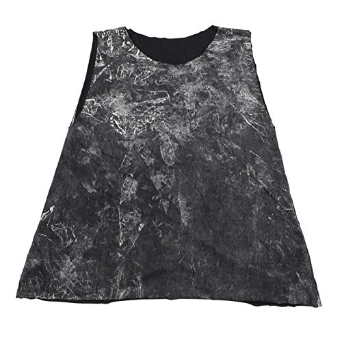 Chemise sans manches femme trapèze en jersey noir et blanc fluide