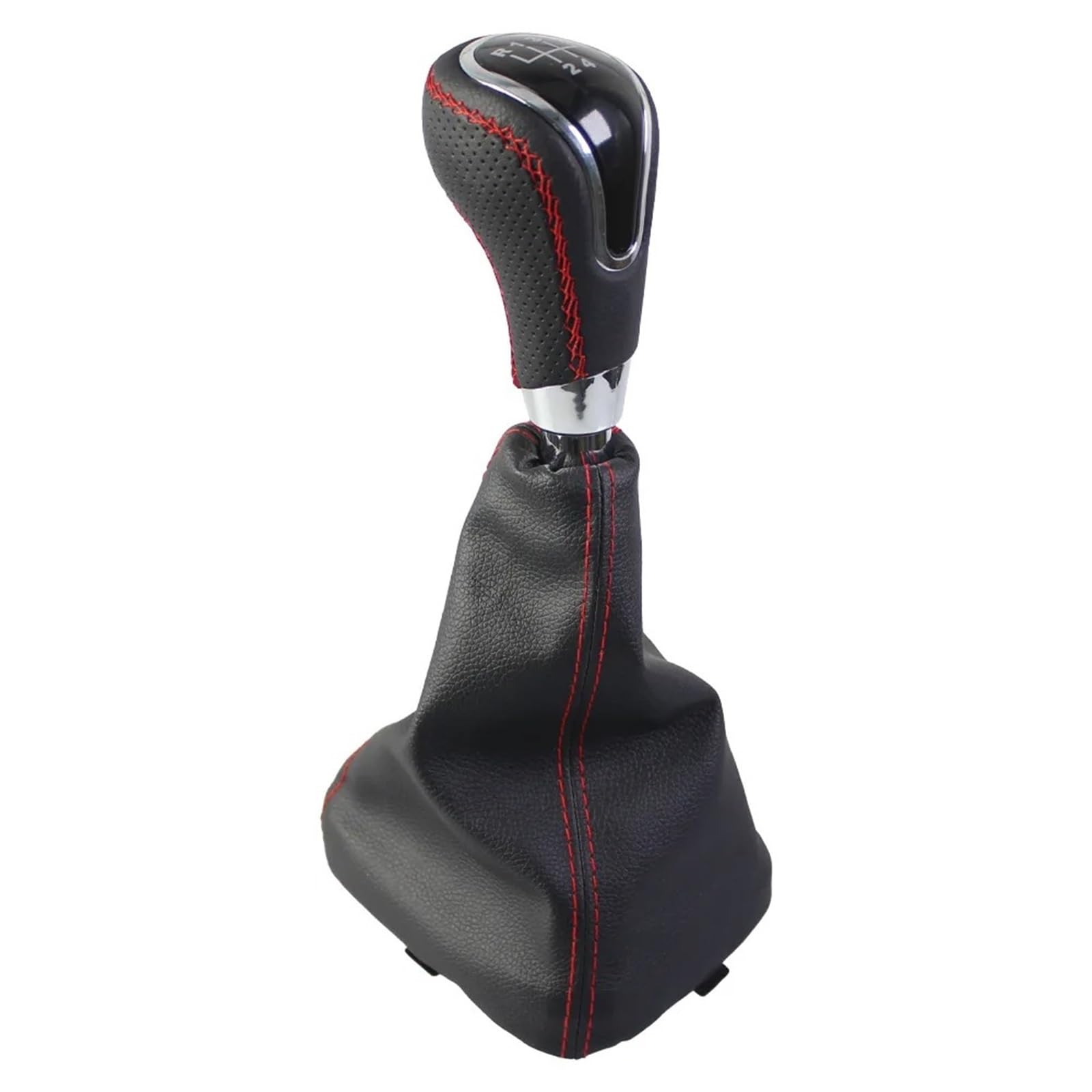 DWTNMEX Gear Shift Knob for Lada Car Leather-Wrapped Shift Handball Gear Head Handle Modification(Red)