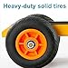 Marble Handling Trolley - 4 Wheel Panel Truck Dolly Cart, Industrial Stone Transfer Cart with 20CM/8