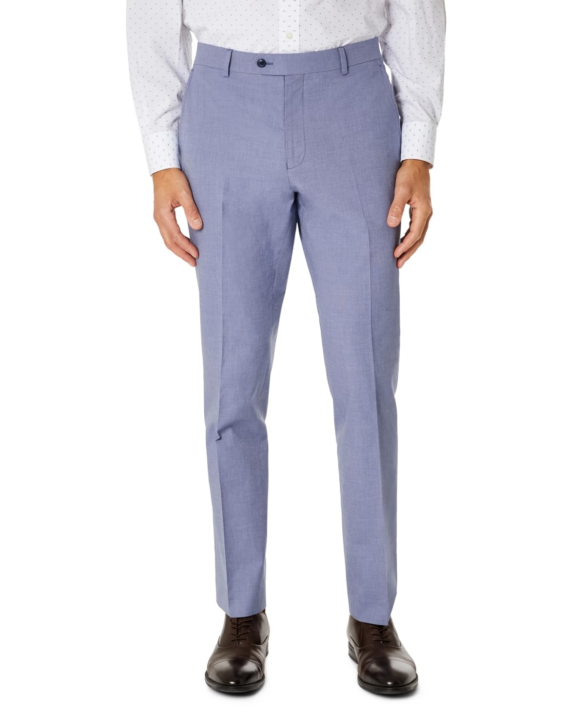 Tommy Hilfiger Mens Modern fit Dress Pants 42 32 Blue Solid Stretch