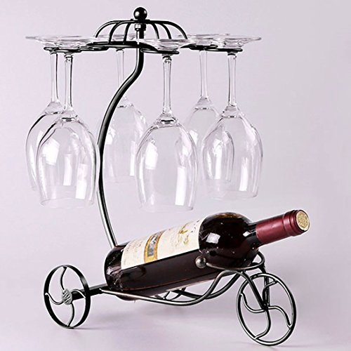 Soporte para Botellas y Copas de Vino Ruilogod Negro miniatura 5