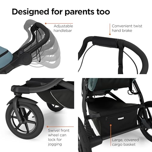 Thule Urban Glide 3 All-Terrain & Jogging Stroller, Lightweight & Smooth - image 7