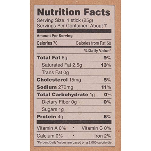 Old Wisconsin Turkey Sausage Snack Sticks, Naturally Smoked, 28 Ounce Resealable Package & Natural Cut Beef Sausage Snack Sticks, Naturally Smoked, High Protein, No Preservatives Or Nitrates, 6 Ounce #TOP5