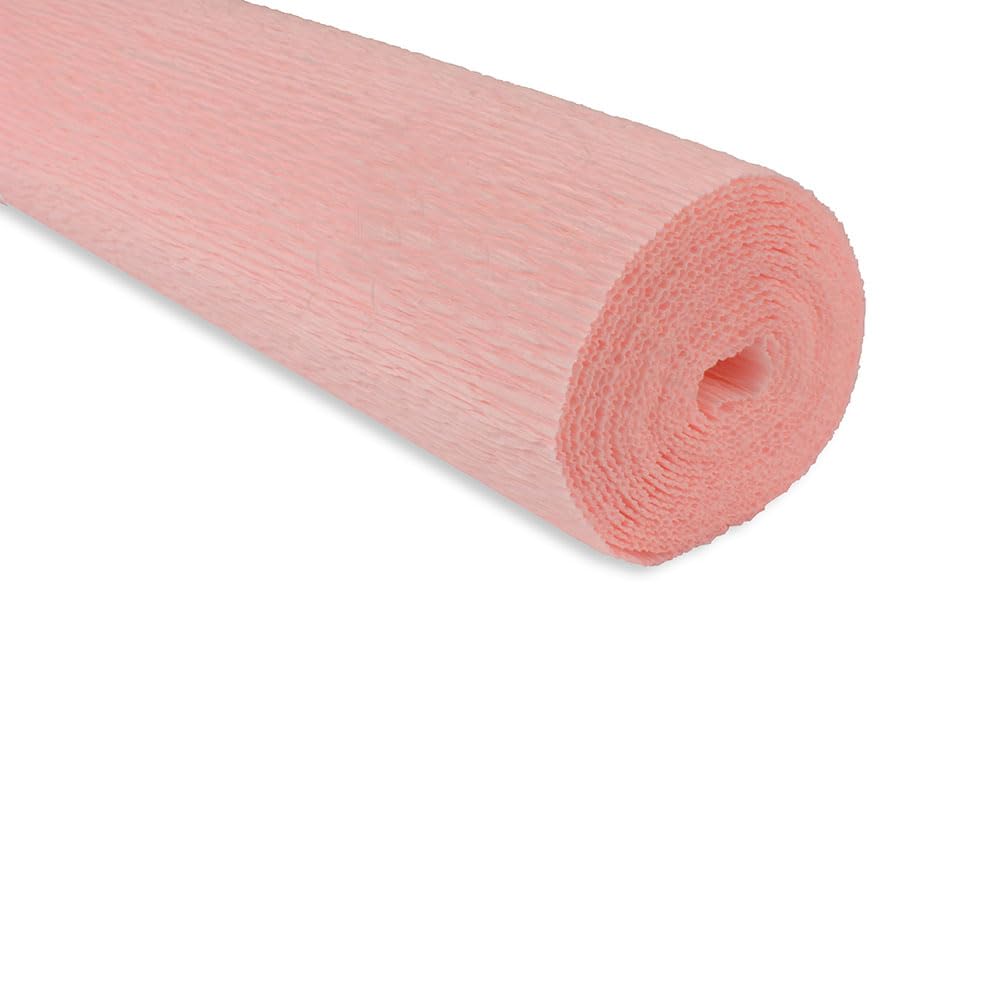 FloristryWarehouse Crepe Paper roll 180g (50 x 250cm) Pale Salmon Pink Blush (Shade 548)