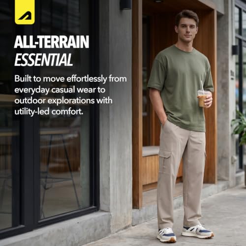 Image of Boldfit Mens Athleisure Cargo Pants for Man Stylish Multi Pockets Cargo Pant Regular Fit Casual Trousers for Men Gym Wear Joggers Track Pant Men Fashion Jeans Man Summer Wear