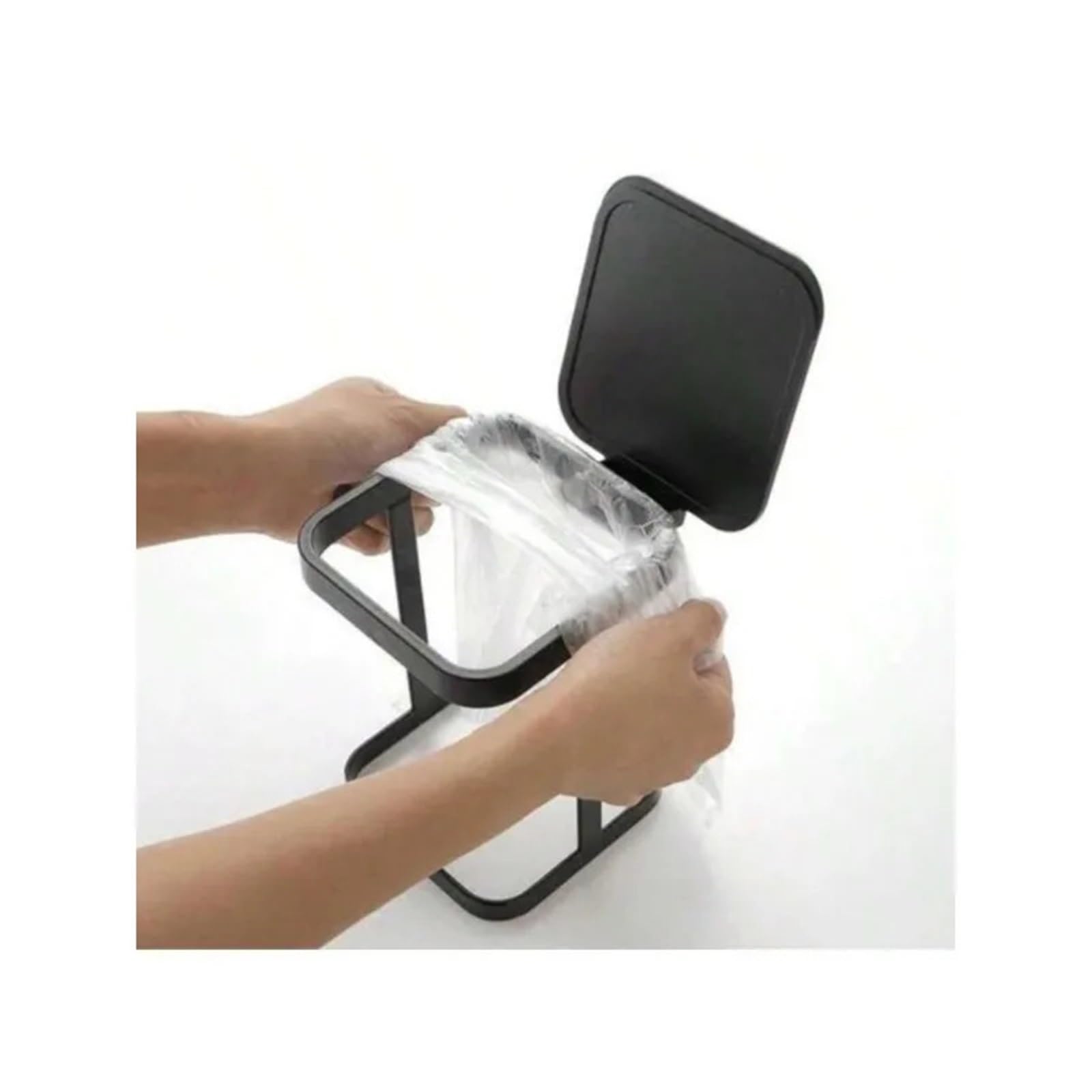 Soporte for Bolsas de Basura for el hogar, Sala Estar, Escritorio, Estante for, 2 uds para Bolsas(White)