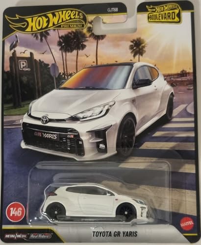 Hot Wheels Toyota GR Yaris Mini Car 1:64 Blanco miniatura 1