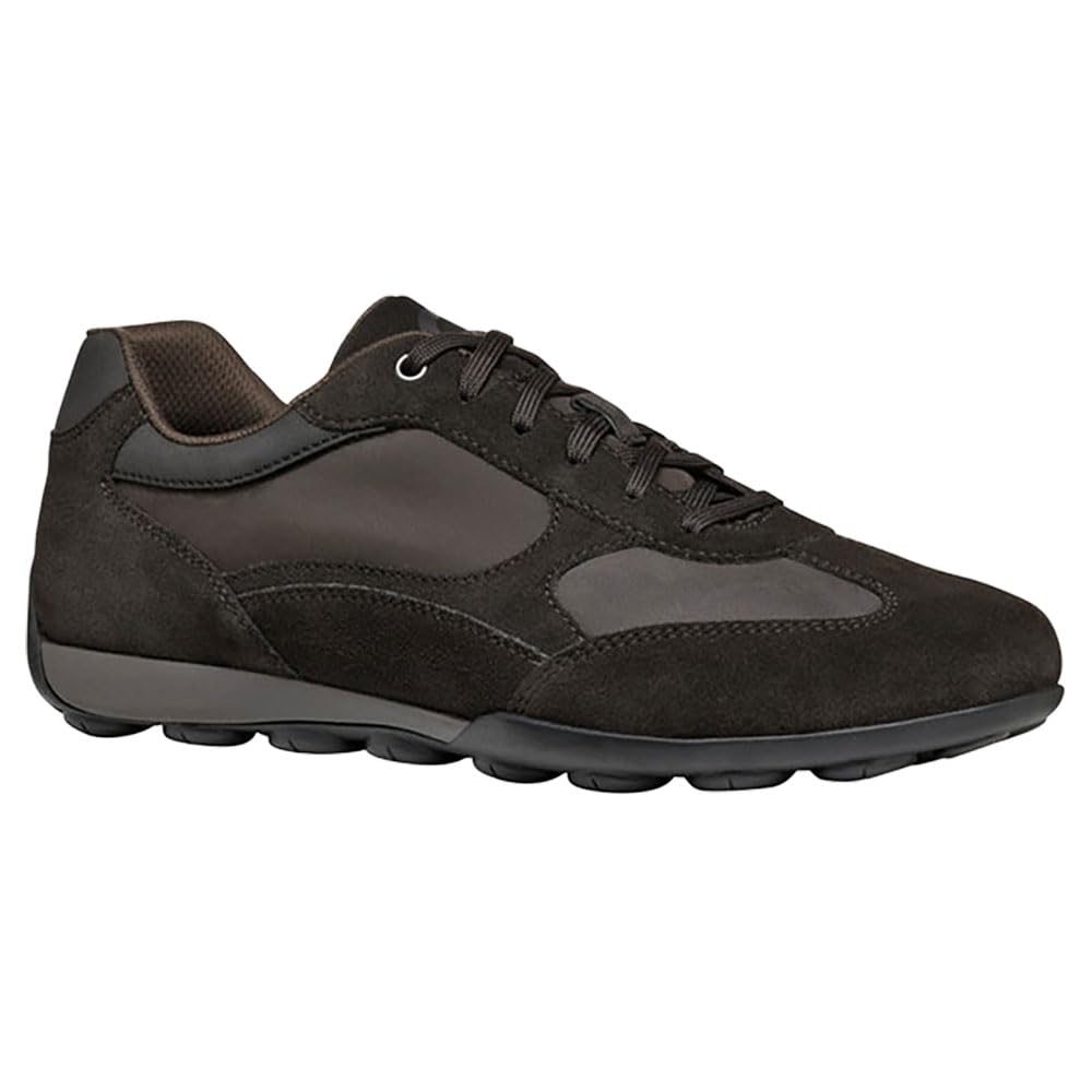Geox U Snake 2.0 C Men's Trainers, Dk Coffee, 10.5 UK