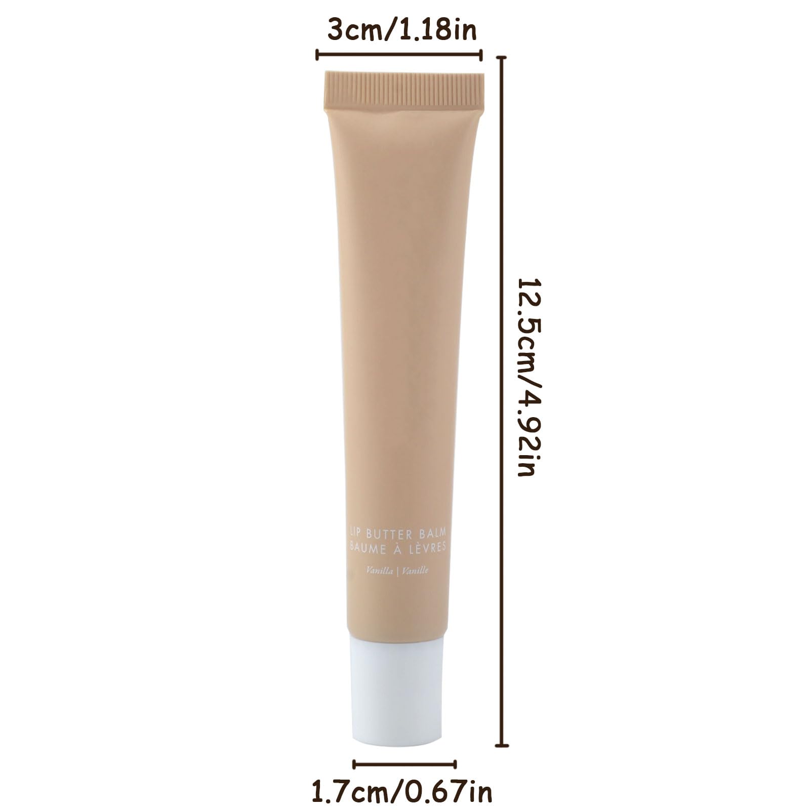 Goupil Women's Moisturizing Lip Balm, Tube for Dry Lips (Khaki) - Image 3