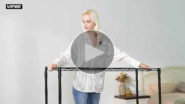 Amazon.com: VIPEK R2 Medium Heavy Duty Clothes Rack Rolling