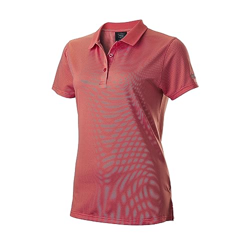 Polo Wilson para mujer con diseño de lunares, ropa casual transpirable para tus tardes de tenis y golf