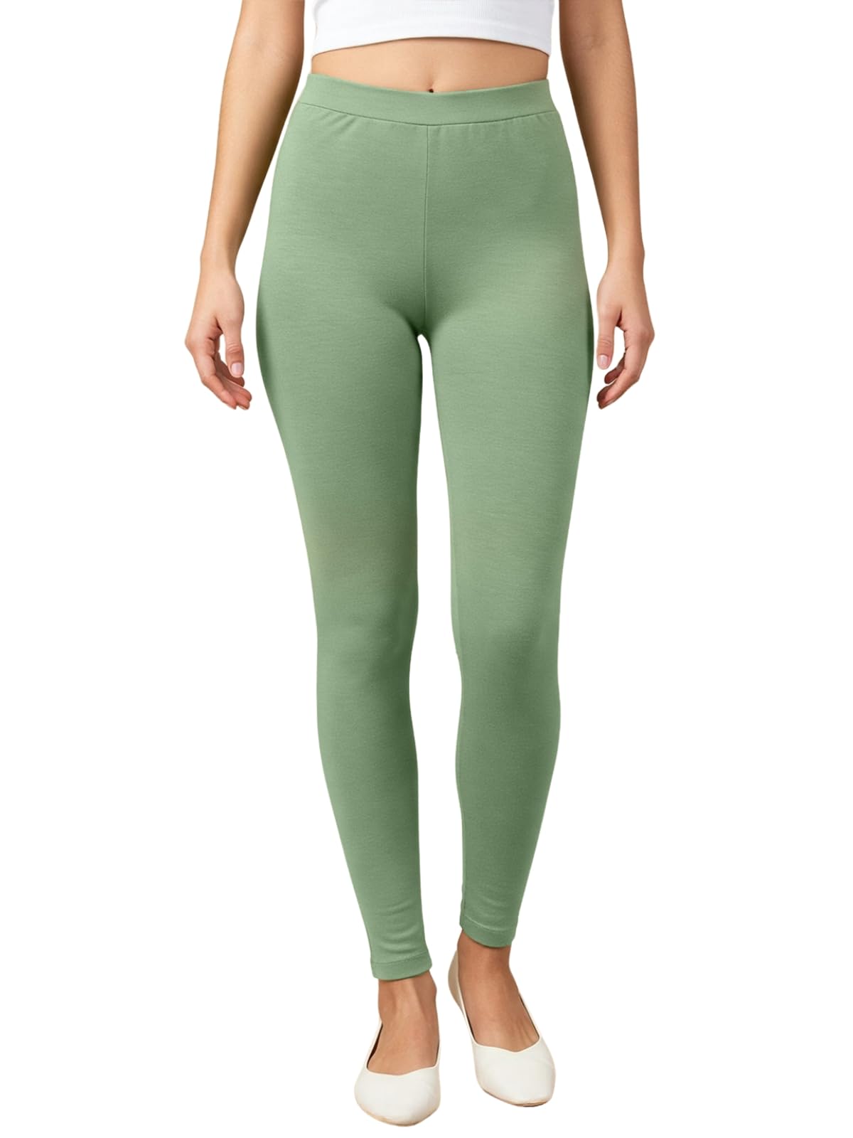 juneberry Pure Cotton Skinny Fit Leggings for Women & Girls (Sizes: S to 2XL)-picture-17