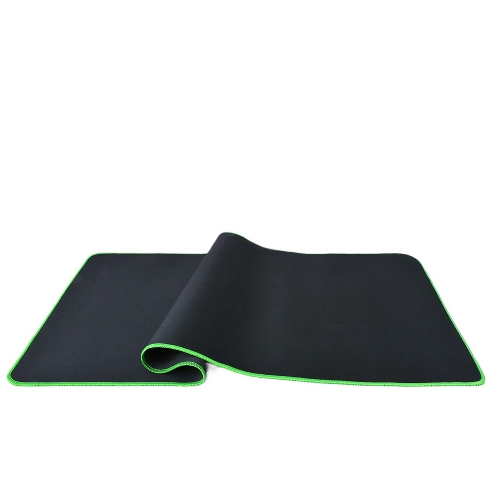 Tappetini Da Scrivania Grande tappetino for mouse da gioco, for for computer, impermeabile, multi-misura, antiscivolo, in gomma naturale, con bordo di bloccaggio Per Ufficio(Green,90 x 40 cm)