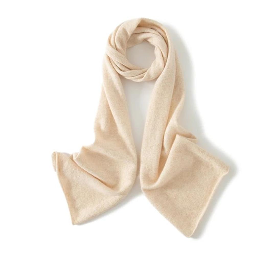 Bufanda de cachemira para mujer, bufanda de primavera, otoño e invierno, bufanda de punto suave y cálida