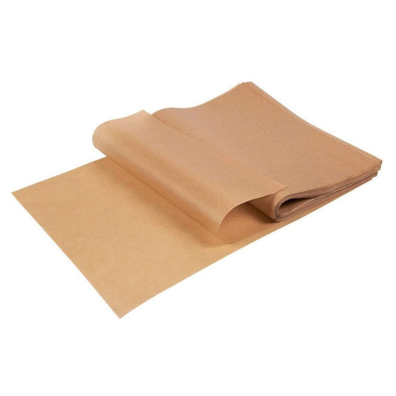 Backpapier 200 Stück Ölfest Pergamentpapier 30x40cm Lebensmittelecht Antihaft Backzubehör für Airfryer Heißluftfritteuse und Backofen