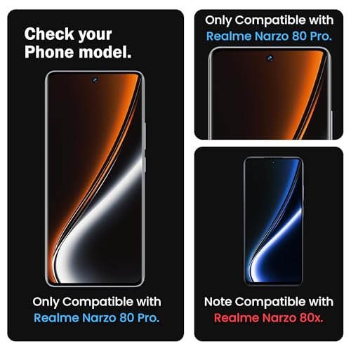 Image of ArmourPro Military Grade UV Tempered Glass Compatible For Realme Narzo 80 Pro 5G (6.77 Inch) With Easy UV Installation Kit | Edge To Edge Coverage | Crystal Clear, Pack of 2