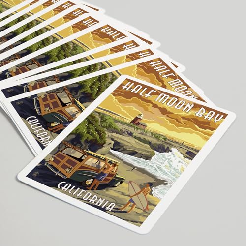 Cartas de Póker Lantern Press Half Moon Bay 52 unidades miniatura 5