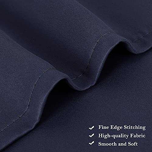 PiccoCasa Blackout Curtains 2 Panels Grommet - Image 3