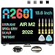 (Starlight) Seven Puppy Ersatz für 14,2 Air 13,6 Zoll M2 2022 A2681 EMC 4074 13,6 Zoll 2560 x 1664 Full LCD Bildschirm Display Komplette Montage