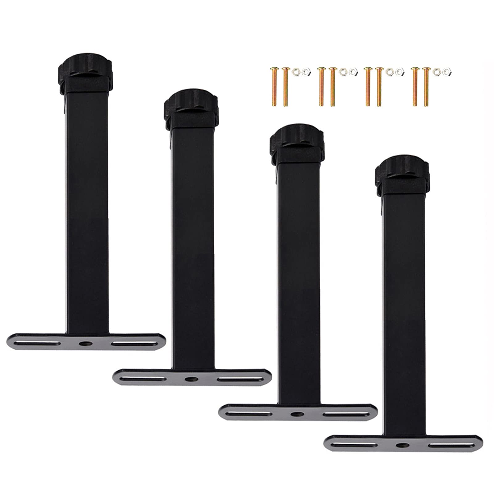 Patas para muebles ajustables que eliminan cojeras en tu cama o mesa de acero inoxidable