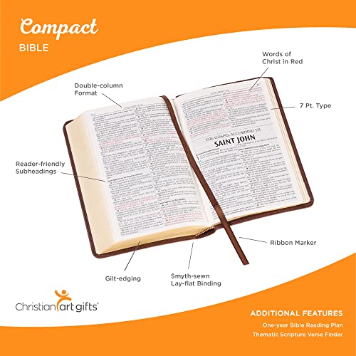 KJV Pckt LL Brown/Pink Leaf de