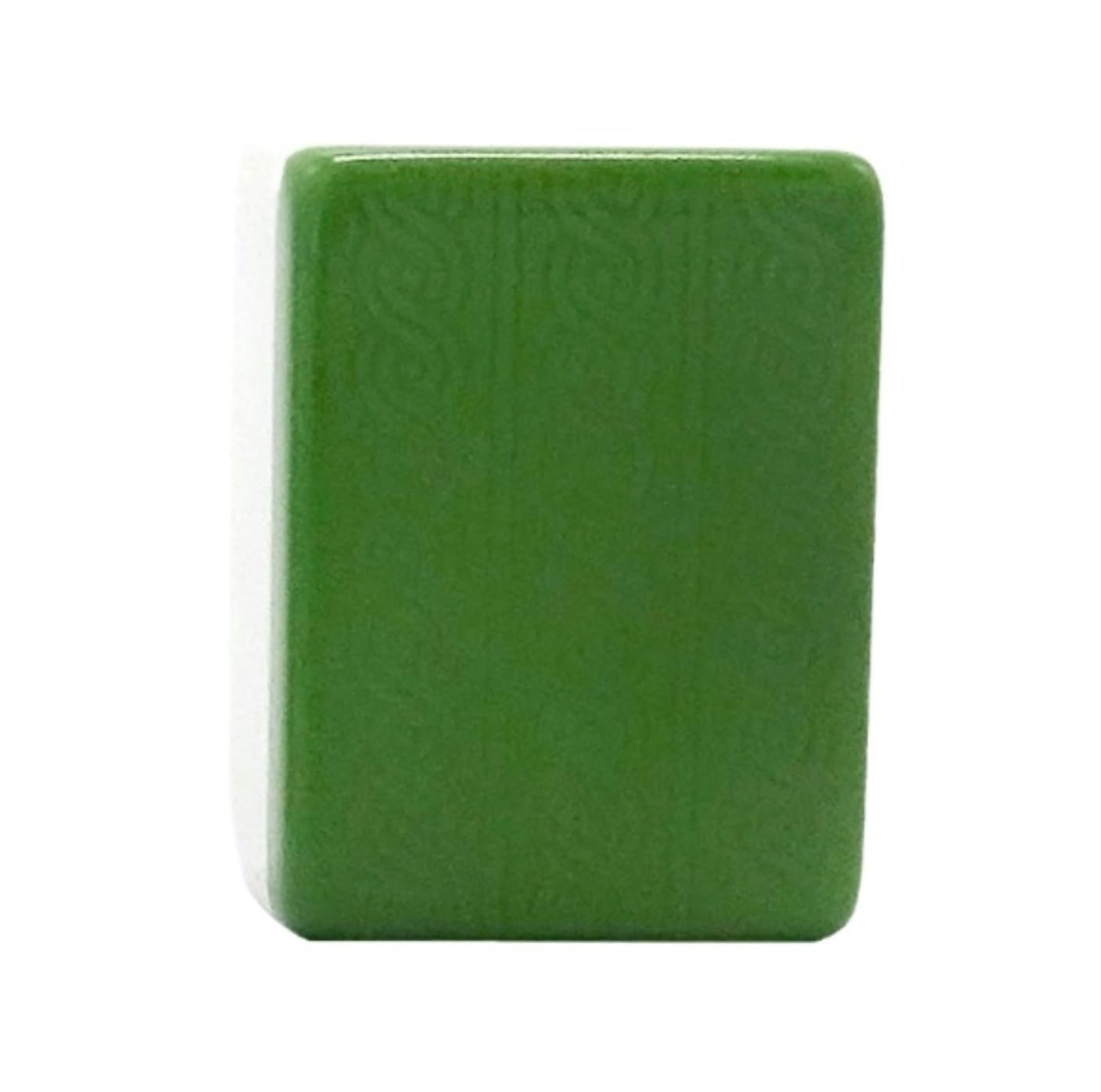HEAGER Mahjong Lot de 144 tuiles chinoises avec sac de rangement (vert, 46 mm)