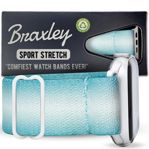 Braxley Bands for Apple Watches - Stretchy and Washable - Adjustable with Apple Watch Bands for Women & Men - Compatible with Apple Watch Series SE Ultra 9 8 7 6 5 4 3 2 1