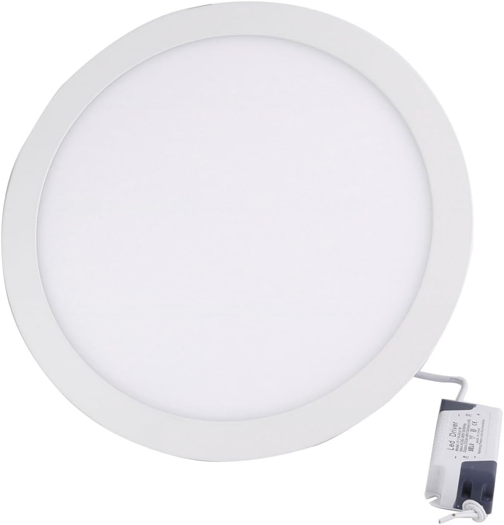 Warm White 24W Round Home Dimmable LED Recessed Ceiling Panel Down Light Bulb AC86-265V (id: e21 593 4da 767 19b