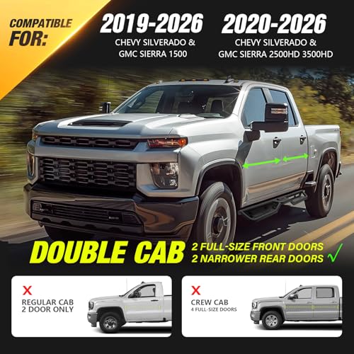 Estribos laterales para Silverado y Sierra 2019-2026 miniatura 2