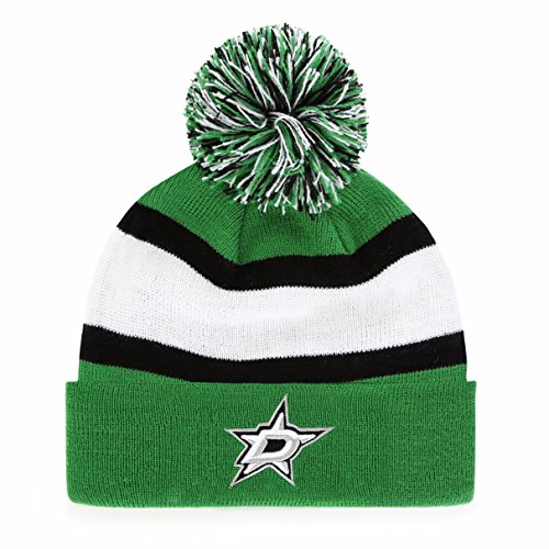 NHL Rush Down OTS Cuff Knit Cap with Pom, One Size