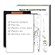 Mikropartikel Whiteboard Tragbar, Magnetbeseitigung Whiteboard papierähnliches Aussehen, wiederverwendbare Schreibtafel, keine Verbrauchsmaterialien Erforderlich Mehrzwecktafeln (A4)