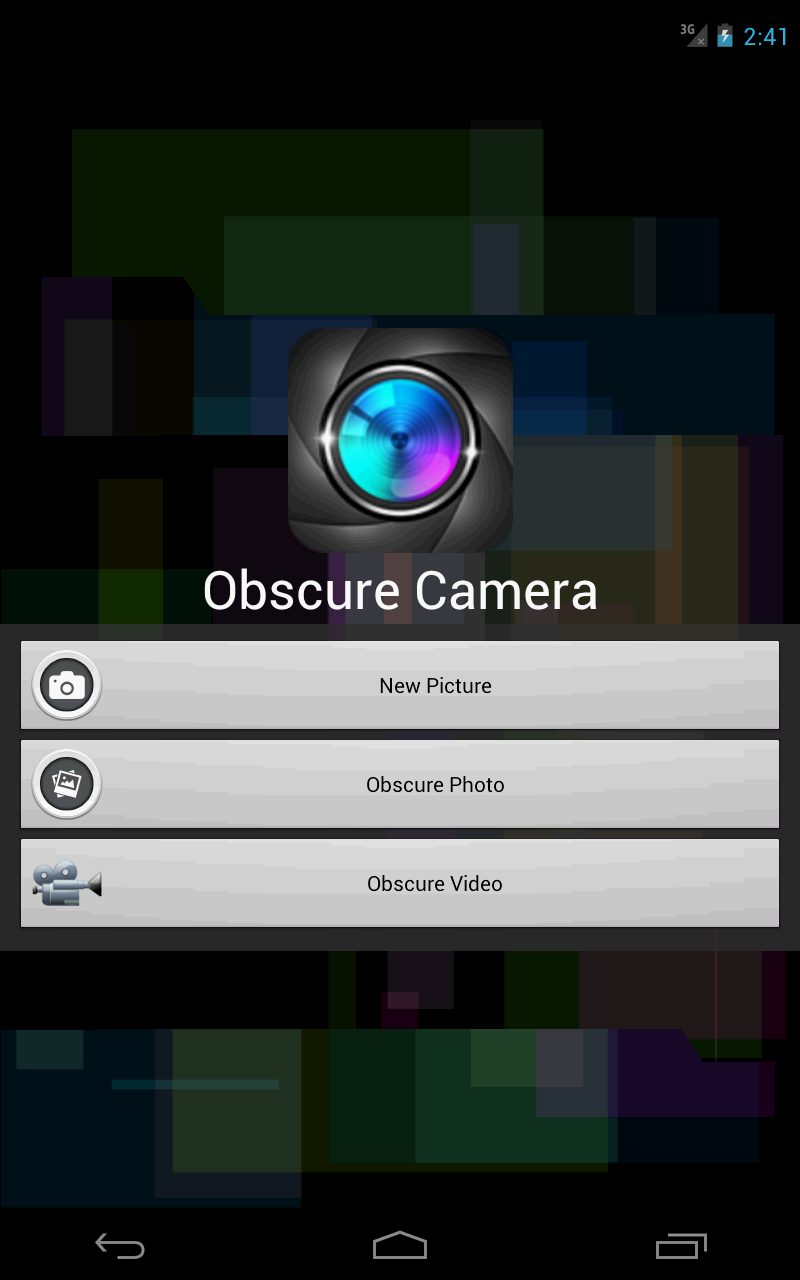 Obscure Camera HD App on Amazon Appstore