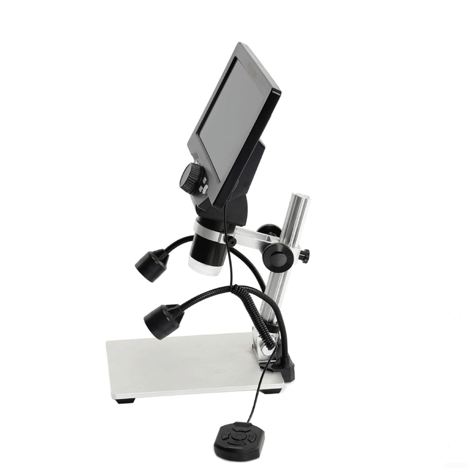 Microscopio digitale con display LCD in pollici, fotocamera 1080p e ingrandimento 1200x, USB con luce LED regolabile per riparazione elettronica, saldatura, esame di gioielli e ispezione industriale